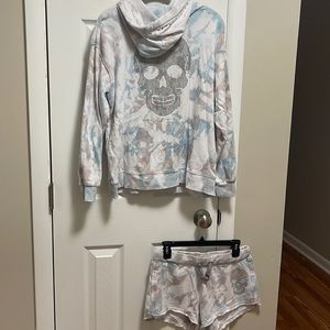 Size Medium 2 Piece Rhinestone Set